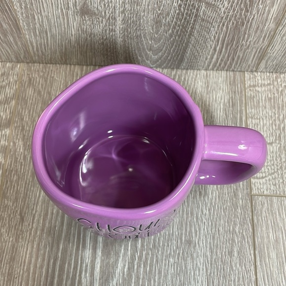NWT Rae Dunn “GHOULS’ NIGHT OUT” Ceramic Coffee Tea Mug Purple - Picture 5 of 6